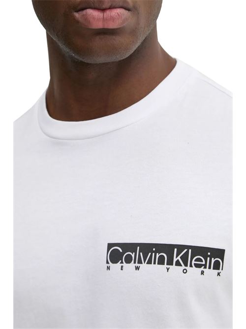 T-shirt logo bianca Calvin Klein | K10K113800YAF